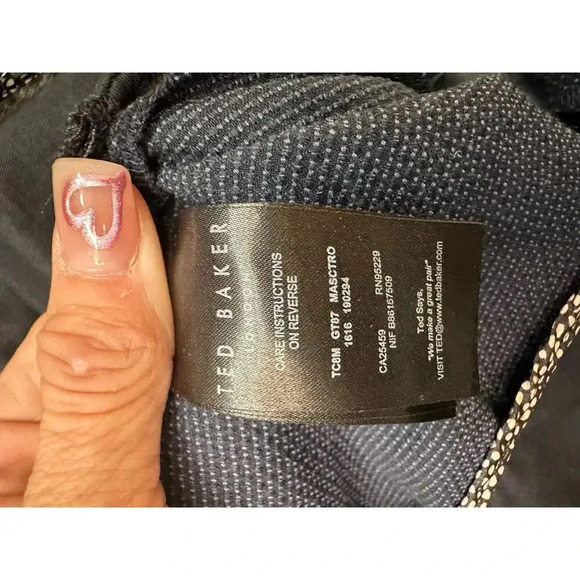 Ted Baker London Men's Blue Pant Size 30R - Picture 5 of 11